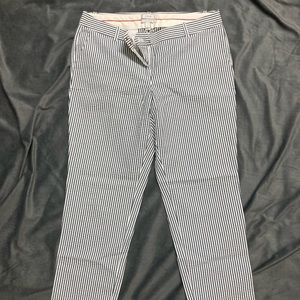 Sheersucker J.Crew Pants
